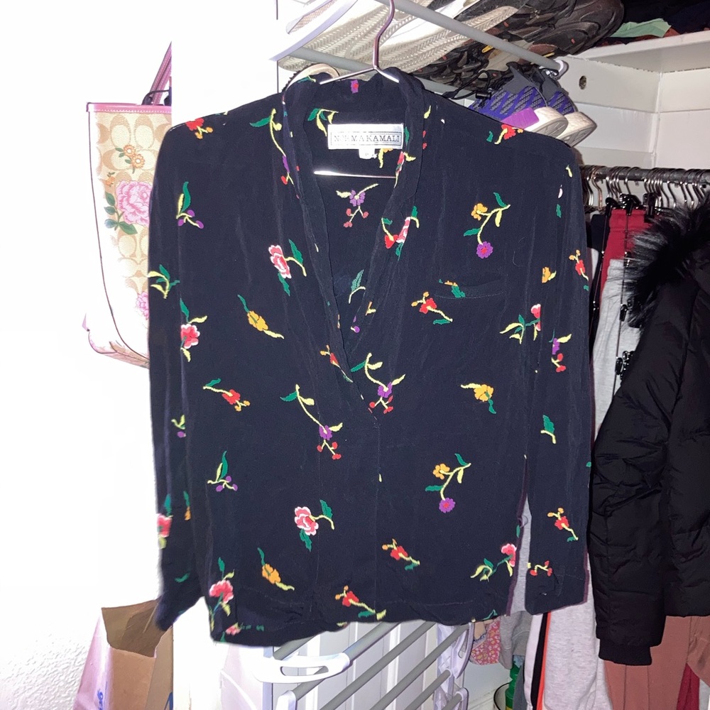 Vintage floral top